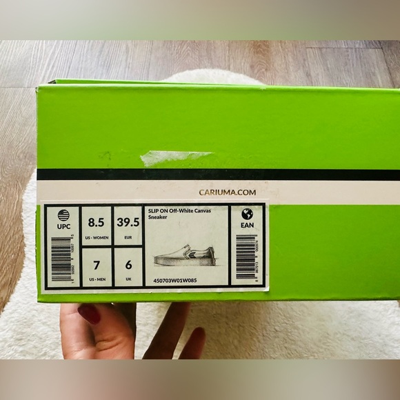 Cariuma Off-White Canvas Slip-Ons - Picture 8 of 8